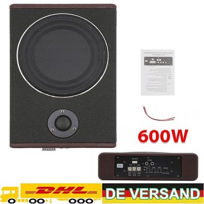 600 Watt Bass Box Auto Subwoofer Kompakt Lautsprecher Auto Untersitz Subwoofer