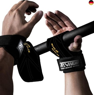 TAVIEW Premium Gewichtheber-Handgelenkhaken für maximale Griffunterstützung ? K