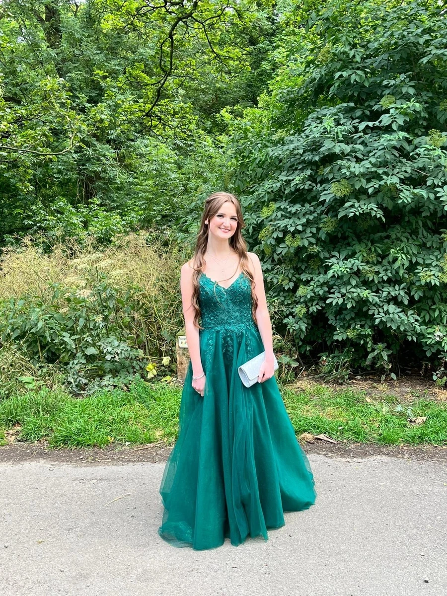 slim fit dress slacks Mermaid Long Green Evening Dress Straps Satin Prom Dress UK – MyChicDress main image 0