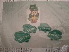 St. Pats Coasters Holders Kit Needlecraft Ala Mode
