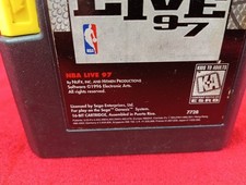 Vintage NBA Live 97 (Sega Genesis, 1996) Cart. Only