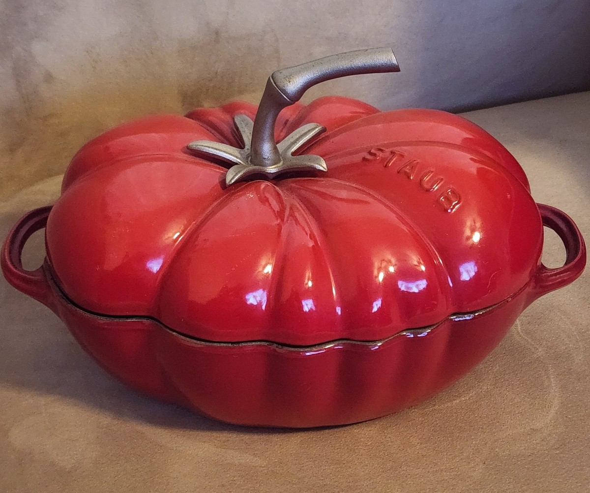Staub Cast Iron 3qt Tomato Cocotte - Cherry (11712506) 35886022259