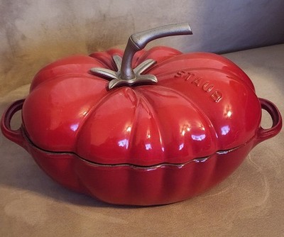 Staub Cast Iron 3qt Tomato Cocotte - Cherry (11712506) for sale