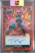 2026 Leaf Ring Kings Tyson Fury On Card Auto Autograph Orange Ice 14/20