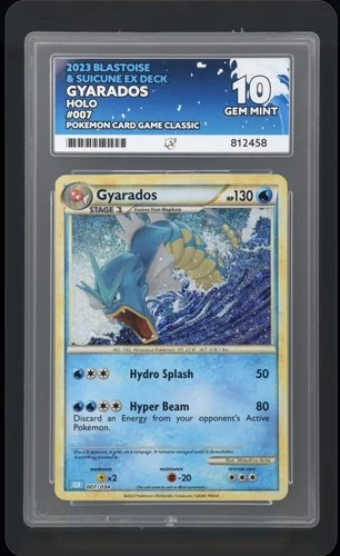 ACE 10 Holo Gyarados Pokémon Card Game Classic