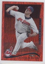 2014 Topps Red Hot Foil Zach McAllister #616 0v7