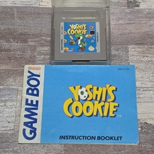 Yoshi’s Cookie (GameBoy) Manual, Game Cartridge, Case Tested Authentic