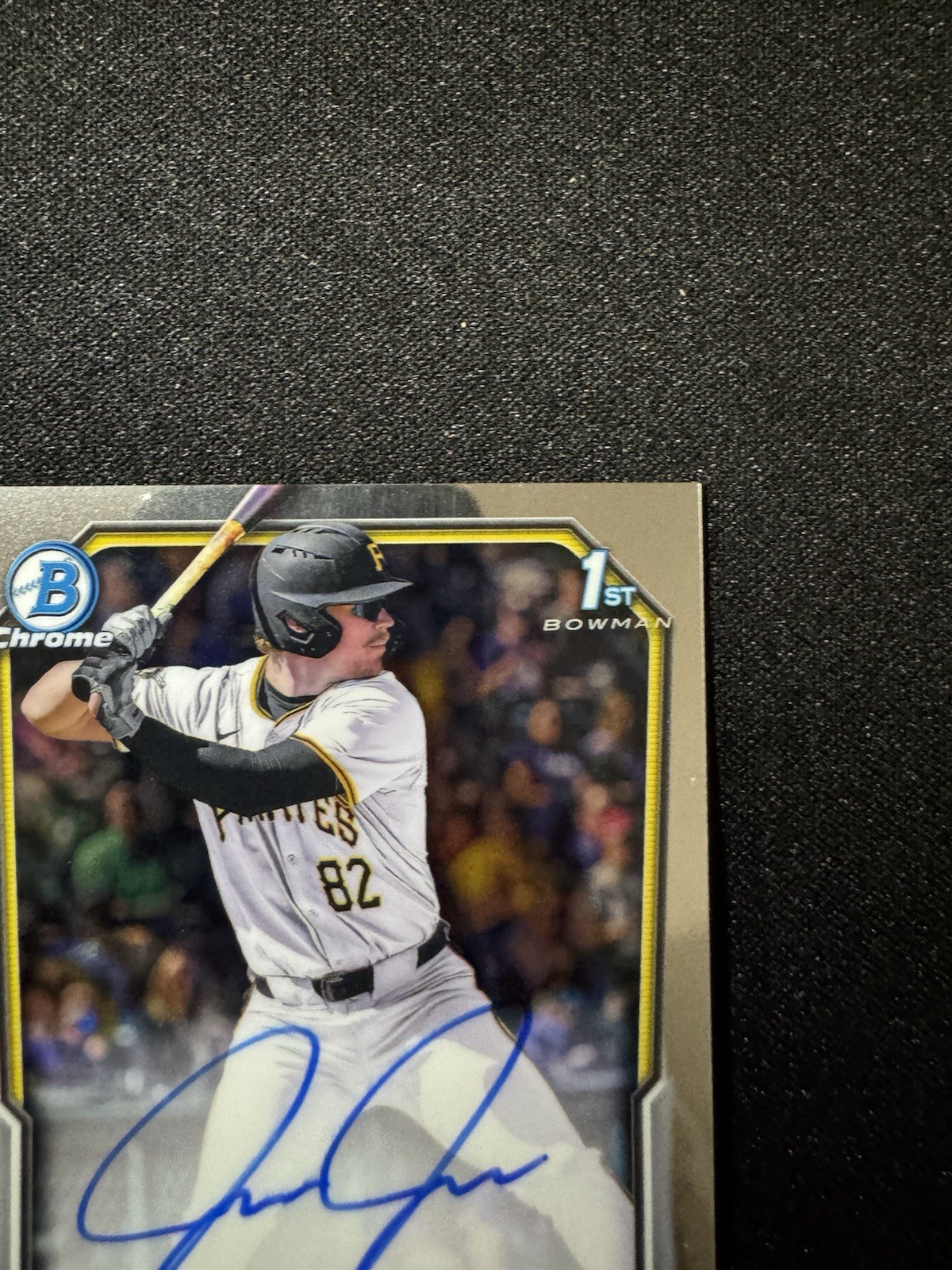 Topps 2026 Bowman Chrome 1st Bowman Jared Jones AUTO #CPA-JJ Pirates view 3
