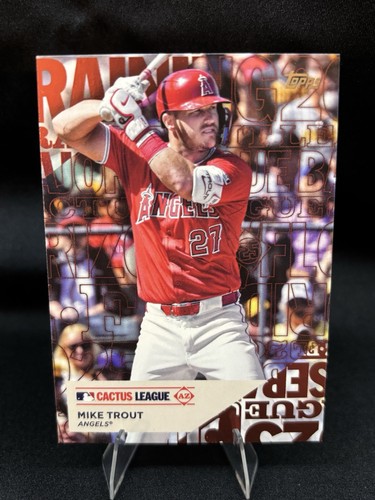 2025 topps Series 1 - Mike Trout - Cactus League #TG-8 - Angels *Mint* - Picture 1 of 2