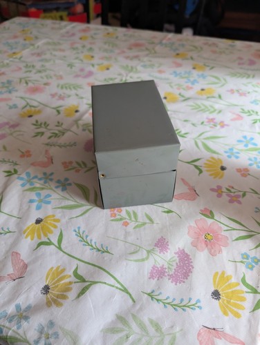 Vintage Syndicate MFG - Grau Metall 3x5 Karteikarte, Rezeptbox mit Teilern & Karten - Bild 5 von 10