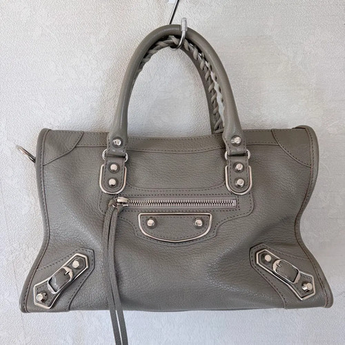 Balenciaga Classic Metallic Edge City Small Handbag Leather Used Japan