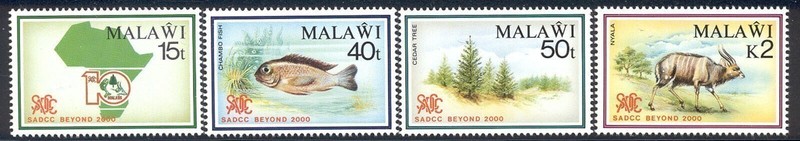 Malawi - 1990 MNH set of 4 - SADCC 10th anniversary - 570-3 c.v. 17.10