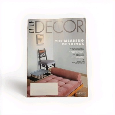Elle Decor Magazine Winter 2026 The Meaning Of Things Museum Worthy Art New York