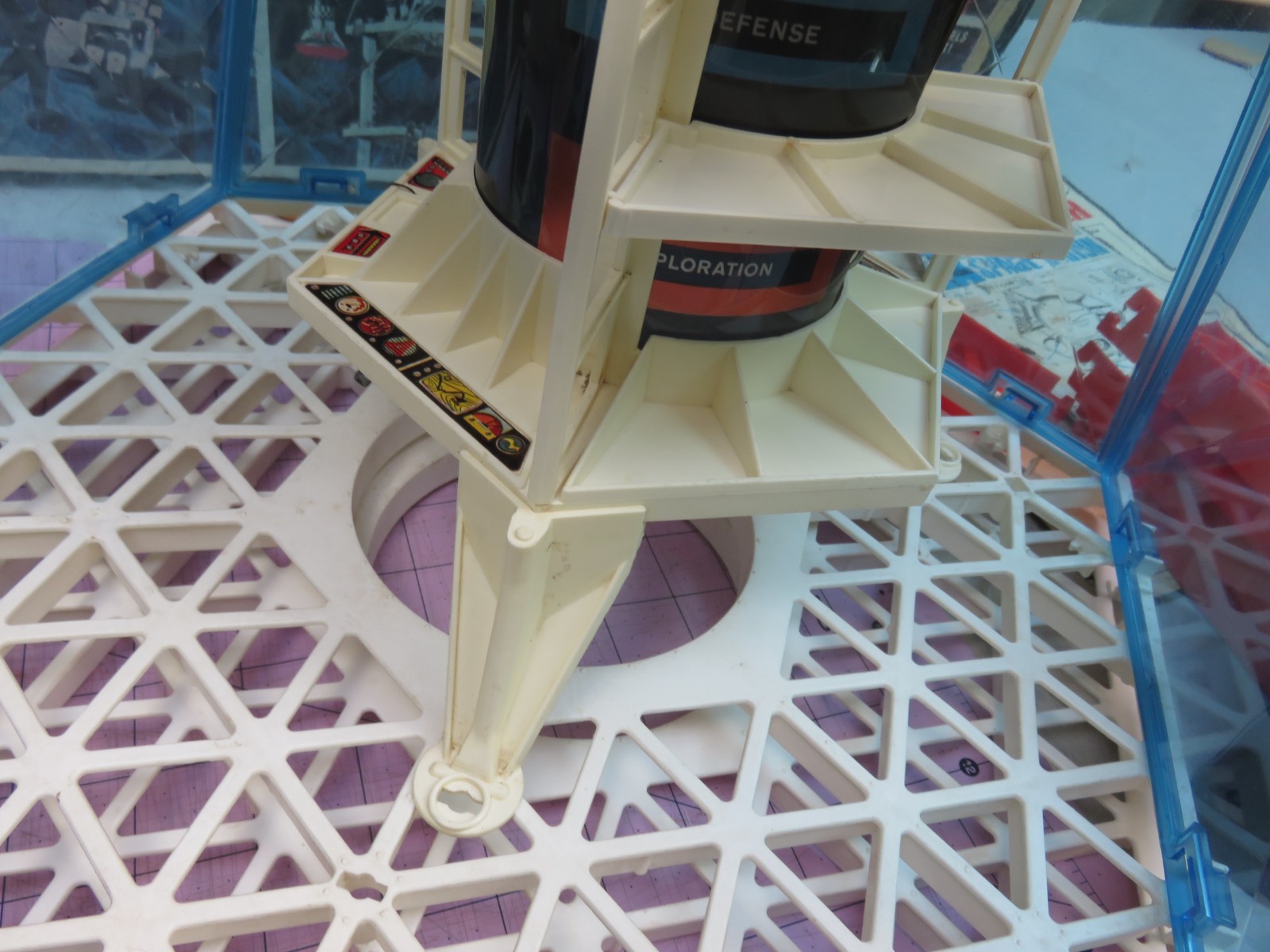 Mattel 1968 Major Matt Mason Man in Space Station & Crawler Set in Box Complete