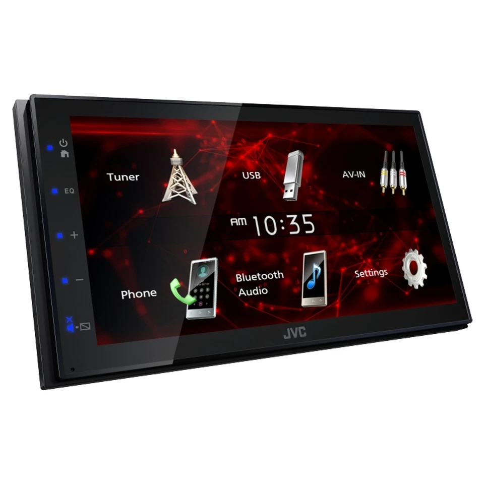 JVC KWM180BT Double DIN 6.8" Screen Bluetooth USB Multimedia Stereo Receiver - Image 2 of 4