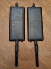 Griswold Cast Iron Hotel Waffle Iron Paddles (p/n 993/994)