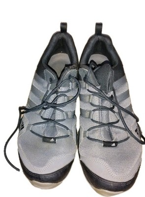 Adidas Terrex AX2R Men Hiking Runnin Train Shoes Carbon/Grey/Solar Slime size 10
