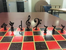 Musical Chess set 32 pcs Board NOT Included