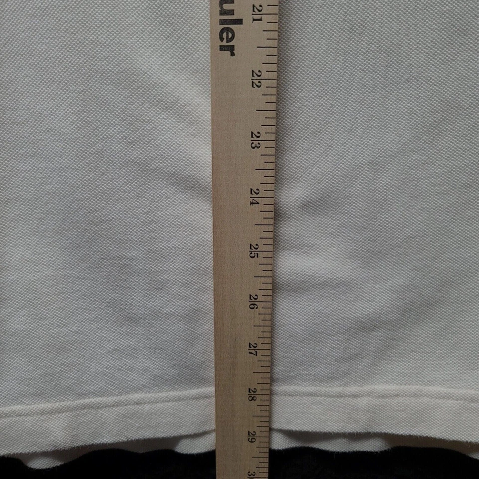 Polo Roundtree & York Gold Label para hombre con cáscara de huevo talla mediana 100 % algodón Foto 4 de 4