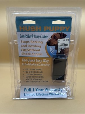 High Tech Pet Super Hush Puppy Sonic Bark Control Dog Collar