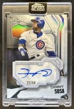 2026 Topps Chrome Black Sammy Sosa Ivory Auto Autograph #/50 Cubs