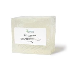 CLEAR DETERGENT FREE GLYCERIN MELT POUR SOAP BASE NATURAL 2 LB