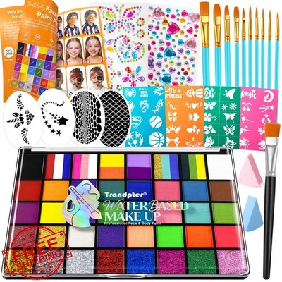 Trandpter 40 Color Face Paint Kit