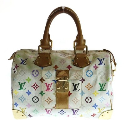 Louis Vuitton M92643 Speedy 30 Multicolor Monogram White bag