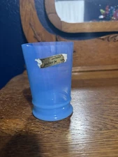 Murano Opaline Glass Hand blown In Italy Vase Jakson