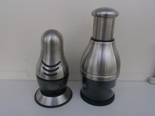 Jamie Oliver Special Edition Stainless Steel Flavour Shaker & Manual Chopper