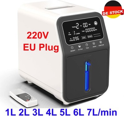 1~7L/min SauerstoffKonzentrator Tragbarer intelligenter Sauerstoffgerät 220V DE