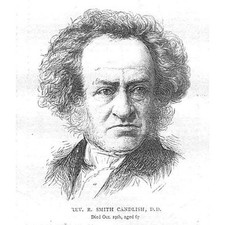 Reverend Robert Smith Candlish - Antique Print 1873