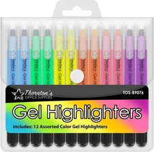 Thornton's Office Supplies School 1 Count (Pack of 12), Assorted 