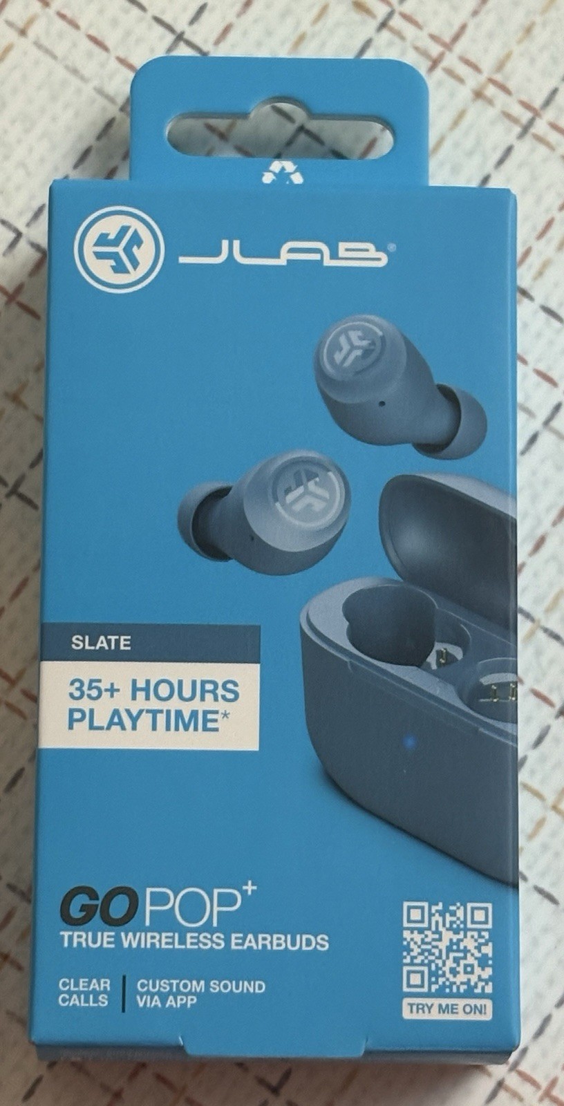 JLab GO Air POP True Wireless Earbuds in Slate New