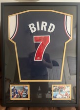 Larry Bird Mitchell & Ness Team USA Basketball Autographed Jersey Legends COA 