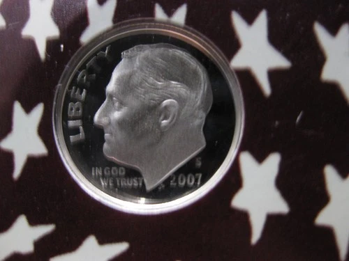2007 Proof Roosevelt "S" Dime United States ($0.10)