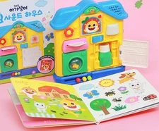 Baby Shark Sound House with Korean Word Board Book for Kids Pinkfong 6 Songs