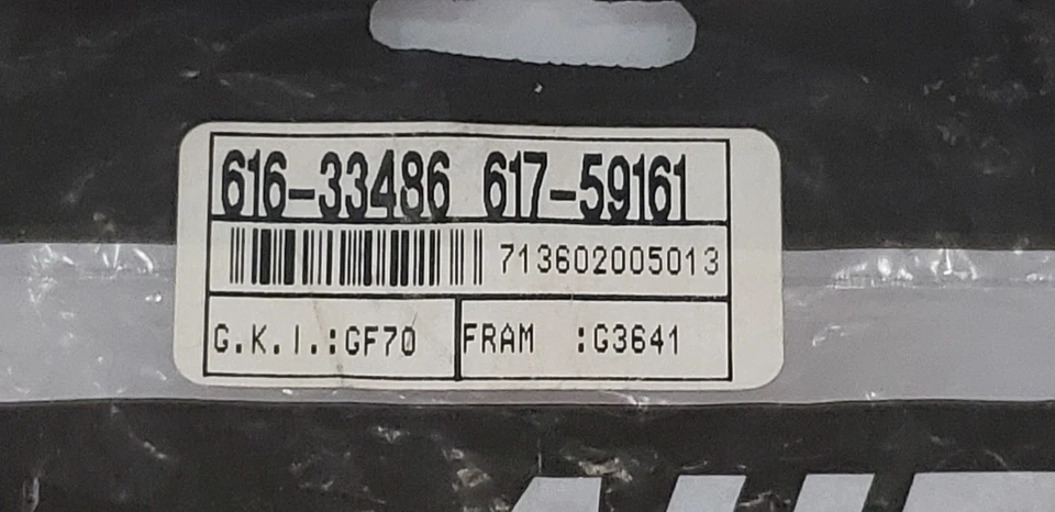 AUTO EXTRA 616-33486 (617-59161) FUEL FILTER, GF70, G3641, NIB - Image 2 of 4