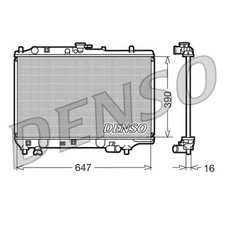 1X DENSO RADIATOR ENGINE COOLING FOR MAZDA SAAB B61S152000A NEW