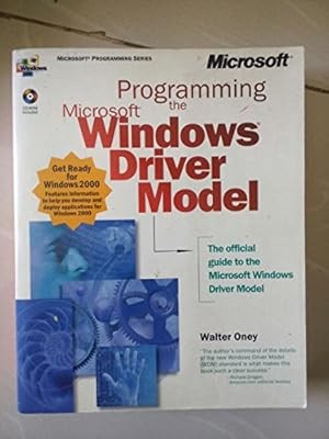 Programming the Microsoft Windows Driver Model, Oney, Walter, Used; Good Book