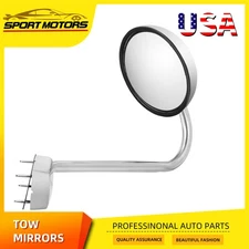 Passenger Side Hoop Mirror for 2010- 2020 Kenworth T680 T880 Peterbilt 579 587