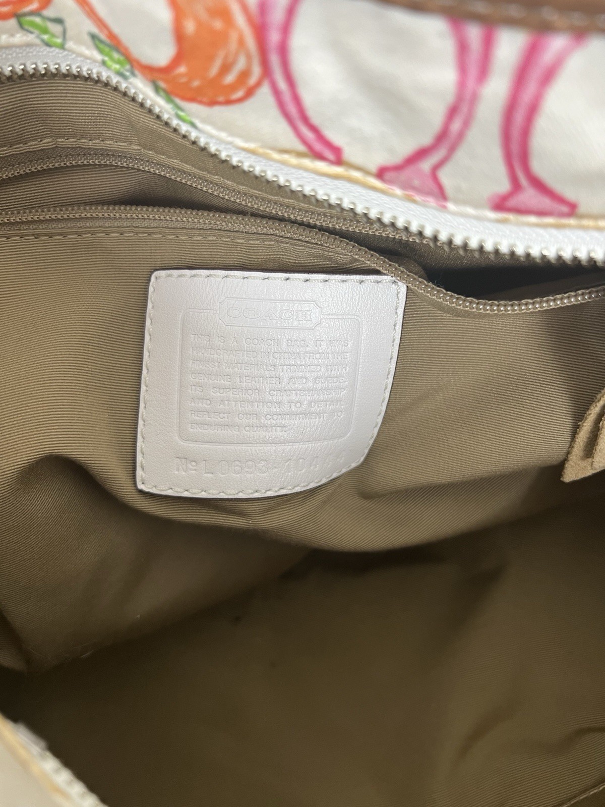 Coach Hampton Spring Patchwork Multi-color Dual H… - image 4