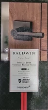 Baldwin 354SPL-SQR-SMT Spyglass Single Cylinder Keyed Entry Door - Bronze