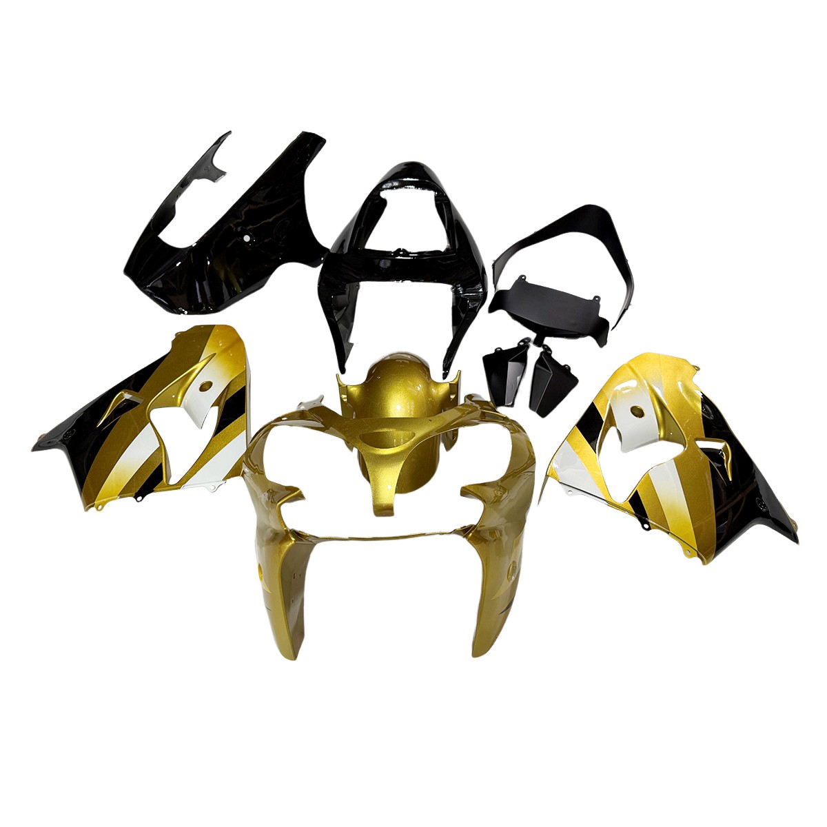 ABS Fairings For Kawasaki Ninja ZX9R 2002 2003 Plastic Cowl Yellow Gold Bodywork