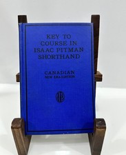 Llave de curso de colección en Isaac Pitman taquigrafía edición canadiense New Era HC