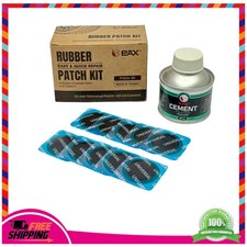 30 Pcs 32mm Universal Tire Patch Kit for Bike Motorcycle Inner Tubes w Rubber
