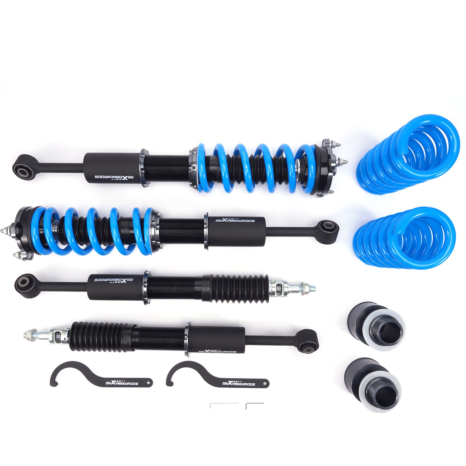 24 Step Coilovers Suspension Lowering Coils for Maserati Ghibli 2014-2024 RWD