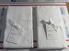 POTTERY BARN BELGIAN FLAX LINEN SET of 2 KING PILLOWCASES WHITE 20x36 NEW w/ TAG