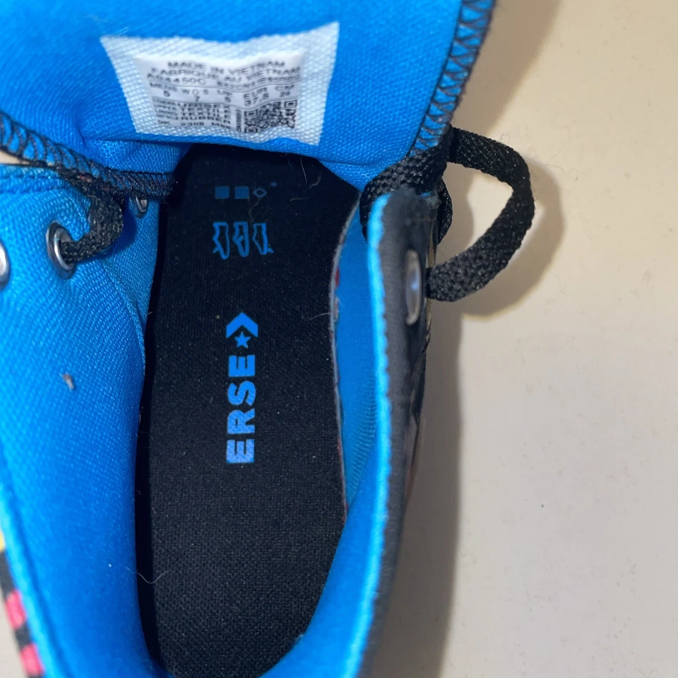 Zapatillas deportivas de baloncesto Converse All Star A04451 de lona de caña alta zapatos unisex EE. UU. 7 W Foto 3 de 4