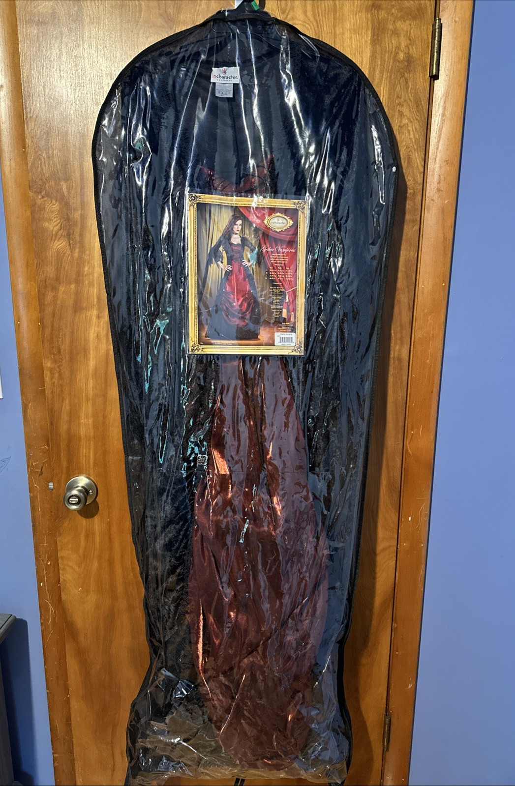 Gothic Vampiress Halloween Costume Women’s Large -In character